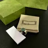 Pierścienie zespołowe luksusowe vintage kwiatowe diamentowe pierścionki zespołu Designer dla kobiet obręczy pierścienie alfabetowe kolczyki biżuterii pudełko walentynkowe dar