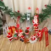 Christmas Decorations Santa Claus Climbing Ladder Electric Santa Claus Doll Christmas Tree Hanging Ornament Outdoor Indoor Door Wall Decoration 230920