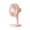 Ventilateur Rechargeable de bureau, petits appareils de climatisation portables, ventilateur à Rotation automatique, vent silencieux à 3 vitesses, pour le bureau et la maison