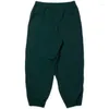 Men's Pants Original Japan Style Waterproof Casual Leggings Solid Color And Women's Leisure Sports Dark Green Black Loose