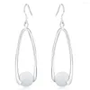 Dangle Earrings Women's Ball 925 Sterling Silver Aesthetic Fashion Luxury Jewelry Novelties 2023 Trend Gaabou