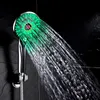 LED Shower Head Digital Temperature Control Shower Sprayer 3 Spraying Mode Water Saving Shower Filter Bathroom Accessories