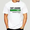 Men's T-skjortor Fart Loading Download Complete Shirt Farting Flatulence Mens Humor Classic Quality High 2023-1344a