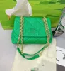 Women's New Fall Winter Fashion Rhombus Embroidery Line Small Square Bag Cross-Border Fashion Bags