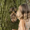 Decorazioni da giardino Essenza dell'albero Mangiatoia per uccelli Creativo Ciondolo per albero Ornamenti in resina da giardino Mangiatoia per uccelli all'aperto Porta a muro Decorazione per finestre Artigianato 230920