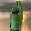 10A Replicación de nivel superior BV's Candy Arco Designer Handbag de 25 cm Intreccio Bolsa de compras tejidas de la casa de compras