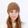 Chapéu de malha de inverno quente crânio bonés gorro cúpula hip hop chapéus para mulheres acessórios de moda