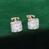 10KイエローゴールドVVSモイサナイト0.5ct 1CTダイヤモンドオールドヨーロッパカットイヤリングdefモイサナイトスタッドイヤリング細かいジュエリー