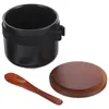 Dinnerware Sets Holder Wooden Household Seasoning Jar Container Salt Shaker Kitchen Barbecue