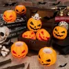 Halloween-Spielzeug, 6 Stück, Kürbiskopf-Stressball, Dekompressionsgeist, Entlastung, Zappeln, Squeeze, sensorisch, für Partygeschenke 230919