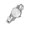 Montres-bracelets filles montre numérique diamant bracelet chic femme nacré blanc en acier inoxydable mode femmes durable dame femme