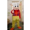 Halloween Lovely Cow Mascot Costume Top Quality Cartoon Character Outfits Suit Unisex Adults Outfit Birthday Christmas Carnival Fancy Dress
