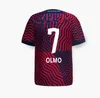 23 24 OLMO Openda Camisas de futebol WERNER RBL Poulsen FORSBERG Carvalho Seiwald HAIDARA Orban Simakan Klostermann Leipzigs 2023 2024 Camisa de futebol Homens Kits infantis