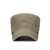 Berets mannen hoed katoen militaire petten lente zomers zonneschade platte pet vrachtwagenchauffeur snapback honkbal leger vizieren piekte gorras