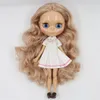 Poupées ICY DBS Blyth poupée 1/6 bjd corps articulé peau bronzée poupée visage brillant 30 cm jouet yeux aléatoires couleurs 230920