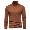 Maglioni da uomo Maglione dolcevita viola da uomo Autunno Inverno Manica lunga Caldo Casual Top di base Slim Fit Pullover caldi Canottiera Uomo 12 colori J230920