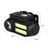 Strålkastare LED -strålkastare Portable Emergency Torch Light Fishing Waterproof Super Bright Camping USB uppladdningsbar