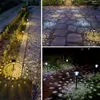 Light Solar Waterproof Lamp Driveway Landscapes Walkways Pathway Garden Solar-powered Yard Decoration For Outdoor Lawn