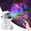 Nyhetsartiklar Galaxy Space Star Projector Starry Sky Night Light Astronaut Lamp Home Room Decor Decoration Bedroom Decorative Luminaires Gift 230919