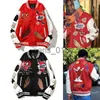 Herrenjacken James zum gleichen Preis Stadionjacke Stark bestickter Baseballblazer Frühling und Herbst Hip-Hop-Mode Unisex Baseballs Jacken Vintage-Qualität avi