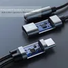 2 I 1 USB Type C till 3,5 mm Jack Adapter HIFI DAC Aux Audio Splitter