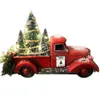 Christmas Decorations Christmas Resin Classic Pickup Red Truck Xmas Tree Ornament Merry Christmas Decoration for Home Navidad Gift 2024 Year 230920