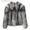 Women's Fur Faux Fur Fur Coat Women's Short Fashion Imitation Fox Fur Coat 2022 Autumn and Winter New Fur Coat L230920