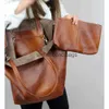 Shoulder Bags Oversized Shopper Bag Leather Quality for Women Handbags and Purses Luxury Casual Tote Travel Hand Bag Retro Shoulder Largestylisheendibags