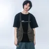 Mäns västar Techwear Army Military Fashion Casual Big Pocket Hip Hop Streetwear Japanese Harajuku Women Clothing Y2K 230919