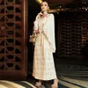 Vêtements ethniques Robe de femme musulmane douce et fraîche Beige Paillettes Mousseline de soie Châle Arabie Style Maxi Robes pour femmes Abaya