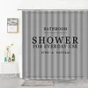 Shower Curtains Letter Shower Curtains Simple Nordic Art Design Bathroom Curtain Home Decor Bath Screens Bathroom Accessories Polyester Fabric 230920