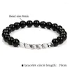 Strand natural 8mm olho de tigre obsidiana hematita pedra contas pulseiras homens proteção saúde feminino energia pulseira jóias pulsera hombre