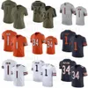 Maillot de football personnalisé pour hommes et femmes, Justin Fields, Brian Urlacher, Walter Payton, Darnell Mooney, Tarik Cohen Smith, Eddie Jackson, Jaquan Brisker, Chase Claypool