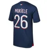 23 24 MBAPPE HAKIMI Mens Soccer Jerseys KIMPEMBE MARQUINHOS VITINHA Home Away 3rd 4th Special editions Football Shirt Short Sleeve Uniforms