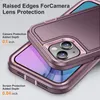 protective phone cases TPU with PC 3 In 1 Anti Gravity Armor Back Cover with stand holder For Iphone 13 14 15 pro max