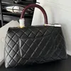 7A Femmes Bandoulière En Cuir Véritable Caviar Épaule Classique Designer De Mode Matelassé Chaîne En Métal Sac À Main Le Cadeau Parfait Pour Votre Famille