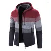 Pulls pour hommes Hommes pour vêtements Cardigan Zipper Tricoté Assorti Hombre Automne Hiver Pull Jersey Couleur Chaude Veste