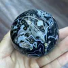 Decoratieve beeldjes Natuurlijke Zwarte Agaat Kristal Reiki Quartz Energie Healing Steen Erts Mineraal Voor Huisdecoratie Collectie DIY Cadeau