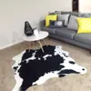 Sholisa Cowhide Rug Cow hide Carpets for living Room Bedroom Rug Polyester for Home Decorative Hand WashMorden Cow Skin208z