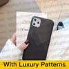 Phone Case Designer iPhone Case Card Pocket for iPhone 15 Pro Max 14 Pro Max 13 12 11 Pro 14Plus 13promax Luxury Brand Slim Leather Credit Card Holder Wallet Mobile Cover