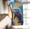 Plånböcker Klassisk handväska söt dröm Dolphin Multi-kortplatser Picksel Designer Luxury Bag Fashion Card Holder Coin Sac A Mains Femme