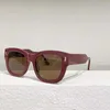 Zonnebrillen designer Nieuwe Tiktok tortoise cat eye modieuze zonnebril voor dames veelzijdige trend GG1110S 7JGV