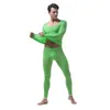 Men's Sleepwear Sexy Thermal Underwear Men Long John Set Spandex Mens Thermo Seemless O-Neck Shirt Slim Fit Pant For Man273h