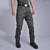 Herrbyxor Spring Autumn Cargo Classic Multi-Pocket Outdoor vandring Taktiska joggar kamouflage casual manlig träningsbyxor