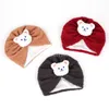 Lamsvacht dikker warme muts voor pasgeboren haaraccessoires pasgeboren pluche beer cartoon muts baby baby warmer motorkap cap