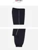 Mens Pants Spring kiton Wool Blended Casual Sweatpant Gray and Blue