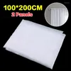 Curtain 2Pcs White Sheer Curtains Wedding Party Home Decoration Drapery Voile Window Tulle Solid Screening