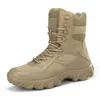 Botas ao ar livre 2023 outono/inverno 48 alto exército sapatos de montanhismo masculino forças especiais combate deserto 230830