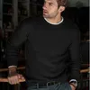 Men's Sweaters Autumn Winter Solid Sweater Men Casual Slim Fit Mens Knitted Comfort ONeck Knitwear Pullover S3XL Pull Homme 230919