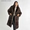 Women's Fur Faux Fur Winter Coat For Women Real Fox Fur Jacket Natural Fur coat Best Selling Warm Women's Long Coat L230920